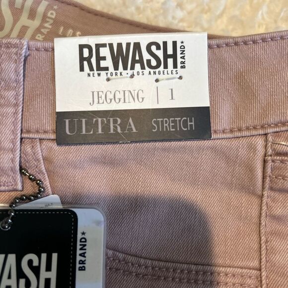 Rewash jeggings ultra stretch mauve NWT size 1 - Picture 4 of 9